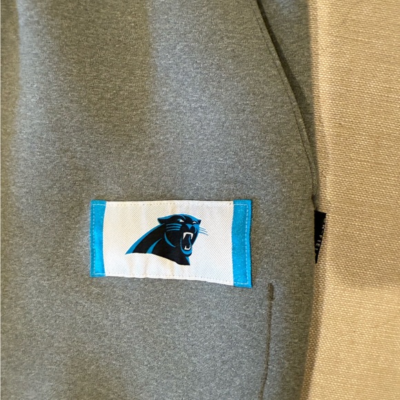 Nike Onfield apparel Carolina panthers track pants large EUC - Picture 2 of 11